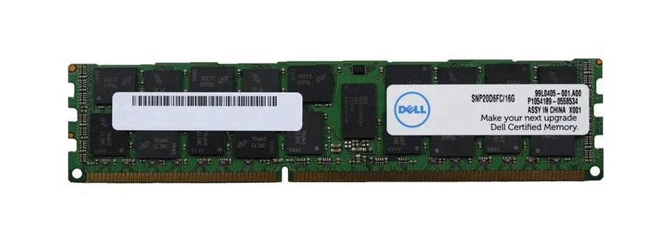 16GB SNP20D6FC/16G PC3L DDR3 SERVER MEMORY DIMM - Image 1 of 1