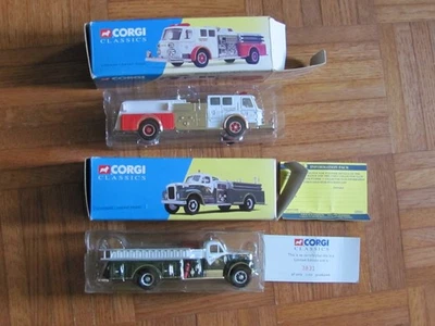 1997 Corgi Diecast Baltimore Fire Department Truck 51702 & Elkridge 52401 - Image 1 of 4