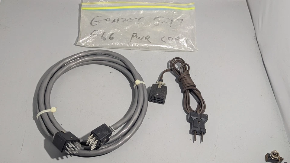 Cables de colección transmisor receptor radioaficionado modelo G-66 Gonset Foto 1 de 4
