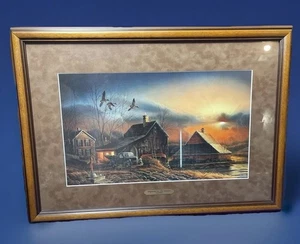 Terry Redlin  “Prepared For The Season” Framed Print Signed Print 1986 - Picture 1 of 7