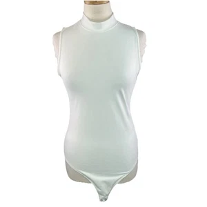 Abercrombie Fitch L High Neck Mockneck Weiß Body Soft Collection Ärmellos - Bild 1 von 8