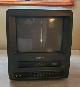 Symphonic SC3809 9" TV A/V Input Retro Gaming 🎮 📺 CRT TV ≈ VCR Broken No Work - Picture 1 of 4