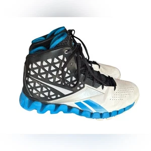John Wall’s Reebok Zig Slash Basketball Shoes, Men’s Size 9, Black/White/Blue - Picture 1 of 9