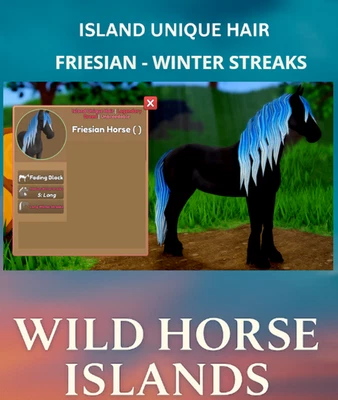 Wild Horse Islands Friesian IUH/ND - Grey, Black, Chestnut- (Read Description) - Image 1 of 4