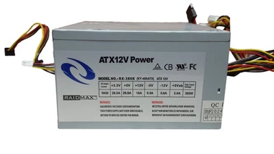Raidmax RX-380K 380W 20+4-Pin ATX Desktop Power Supply - Image 1 of 3