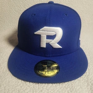 Fuerza Regida New Era Hat "R" Logo NWOT Royal Blue - Men's Size 7 1/4 - Picture 1 of 10