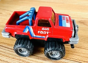 Vintage Arco Big Foot Monster Truck 4x4 Off Road Red Hong Kong Die Cast 4” Toy - Picture 1 of 7