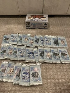 MTG ICE AGE PARTIALLY FULL BOX 25x FACTOR SEALED PACKS - Picture 1 of 3