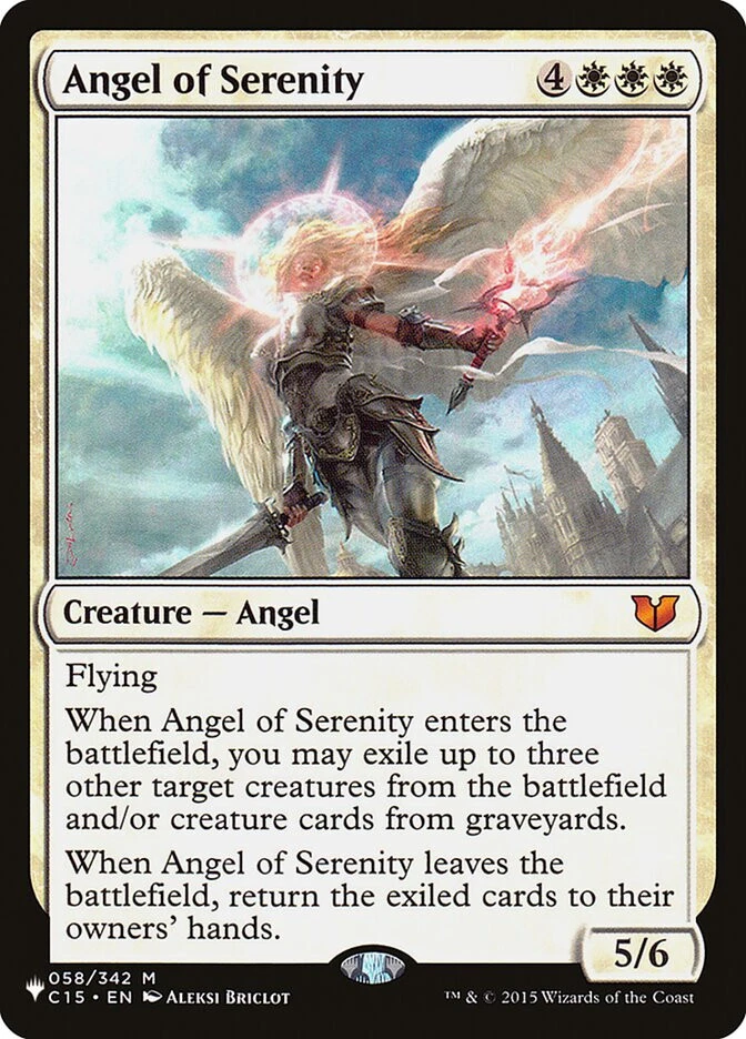 MTG Angel of Serenity Commander 2015  - Planeswalker Symbol Reprints #405 - Image 1 of 1