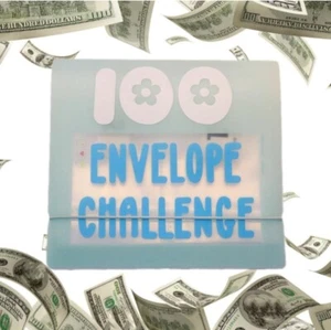 100 Envelopes Money Saving Binder, Storage Saving Budget Book for 100 Envelopes  - Picture 1 of 3