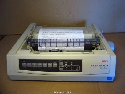 OKI MICROLINE 3320 USB A4 9-Pin Dot Matrix Impact Printer INC ROLL - NO COVERS - Bild 1 von 4
