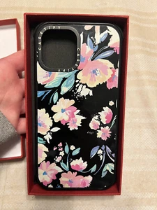 CASETiFY iPhone 12 Pro Max Phone Case Floral Flowers USED has SCRATCHES - Picture 1 of 7