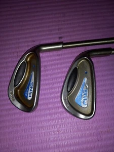 Ping G2 EZ Blue Dot 9,7 Irons RH Steel Fiber shafts regular Flex - Picture 1 of 11
