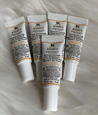 5*Kiehl's Potente-Fuerza Línea-Reductor Ojeras Vitamina C Suero para Ojos 3 ml Ea Foto 1 de 2