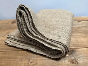 HESSIAN FABRIC JUTE 54"WIDE 10oz BURLAP GARDEN CRAFT SCHOOL NURSERY DISPLAYBOARD - Picture 1 of 22