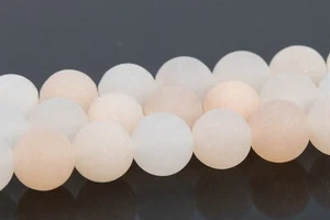 4 mm Natürliche Matt Rosa Aventurin Perlen Klasse A Rund Lose Perlen 15 Zoll - Bild 1 von 3