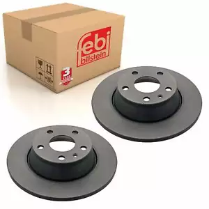 Pair of Rear Brake Disc Fits Audi TT Coupe quattro Roadster 8J Febi 43856 - Picture 1 of 3