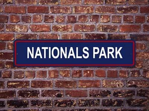 Letrero de calle del estadio Nationals Park Stadium Washington Nationals Baseball Road - Imagen 1 de 6