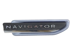 OEM 22-24 Lincoln Navigator RH Passenger Side Fender Emblem Chroma Crystal Blue - Picture 1 of 5