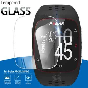 2PCS Tempered Glass Film Cover Guard Screen Protector For Polar M400 Polar M430 - Photo 1 sur 6