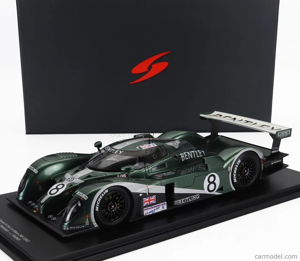 Spark BENTLEY EXP SPEED 8 4.0L TURBO V8 2nd 24h LE MANS 2003 with Showcase 1/18 - Image 1 of 3