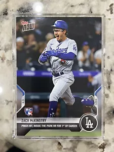 2021 Topps Now Zach McKinstry Inside the Park tarjeta #22 PR 1044 Dodgers en mano - Imagen 1 de 1