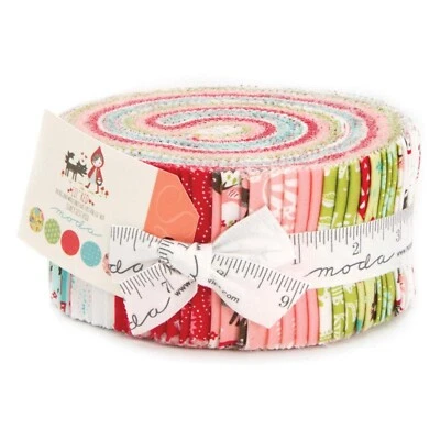 Moda Jelly Rolls - Lil' Red - 2.5" precut strips - Quilting Fabric - Image 1 of 2