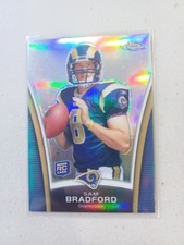 2010 Sam Bradford Topps Chrome Rookie Refractor Card# TMB-1 Los Angeles Rams 