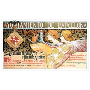3rd Exposition de Bellas Artes NEVERA IMÁN, Alexandre de Riquer - Imagen 1 de 7
