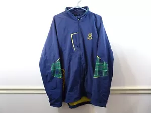 Sunice St Andrews Links Golf Jacket XXL Blue Full Zip Windbreaker Blue Green - Picture 1 of 6