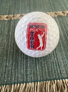 Senior PGA Tour Mastercard Dual Vintage Logo Golf Ball By Top Flight XL-Ti White - Picture 1 of 4