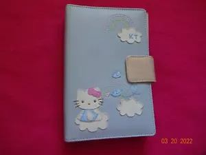 Sanrio Hello Kitty Ganzleder Organizer Adressbuch Vogel Vintage 1976-2004 NEU - Bild 1 von 12