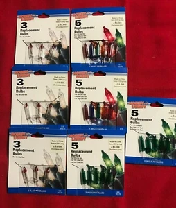 HOBBY LOBBY CHRISTMAS REPLACEMENT BULBS 2.5 VOLTS 29 BULBS,NOS - Picture 1 of 7