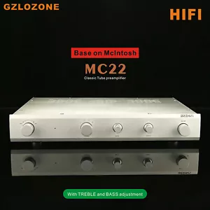 Preamplificador de tubo MC22 ECC83 base en McIntosh C22 con ajuste de agudos/bajos - Imagen 1 de 8