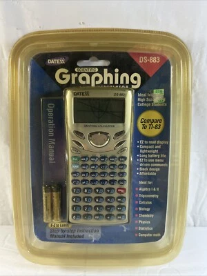 New DATEXX DS-883 Scientific Graphing Calculator TI-83 NIP Sealed (Read Below) - Image 1 of 4