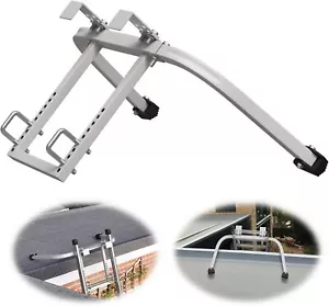 Silver Ladder Stabilizer for Roof Wall Ladder Standoff, Heavy Duty Roof Ladder - Picture 1 of 8