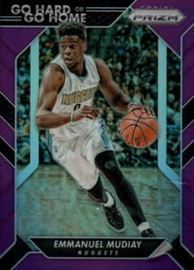 2016-17 Panini Prizm Go Hard Go Home Prizm Purple #19 Emmanuel Mudiay #/75 AZ881 - Picture 1 of 1