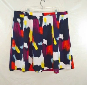 Ava & Viv Skirt Sz 24W Colorful Skater Above Knee Twirl 4X Short A Line  - Picture 1 of 8
