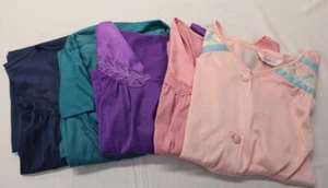 Vintage Vanity Fair Hansen Vassarette Pajama Tops Nylon size Large Lot of 5 - Picture 1 of 19