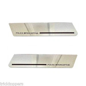 Engraved Saddlebag Inserts For Harley Police Road King & Touring 2008 - 2013 - Picture 1 of 3