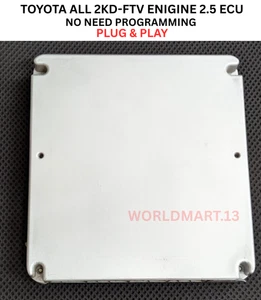 TOYOTA 2KD-FTV 2.5 Engine ECU PLUG & PLAY 89661 - Picture 1 of 5