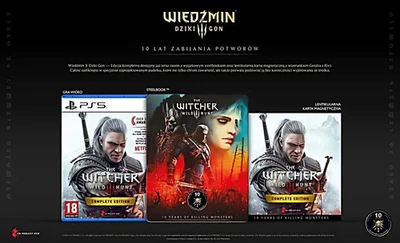 THE WITCHER 3 WILD HUNT 10TH ANNIVERSARY STEELBOOK EDITION NEU PS5 STEELBOX - Bild 1 von 4