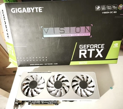 Carte Graphique GIGABYTE VISION RTX 3070 8 Go GDDR6 OC POUR PIECES - Photo 1/4