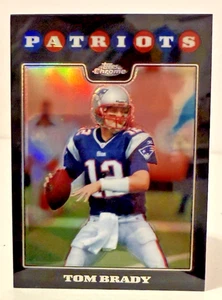 2008 Topps Chrome Tom Brady Refractor #TC3 Patriots - Picture 1 of 3
