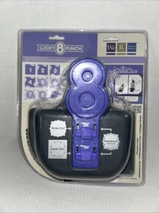 We R Memory Keepers Lucky 8 Paper Punch Snowflakes Scrapbooking Crafts BRAND NEW - Picture 1 of 6
