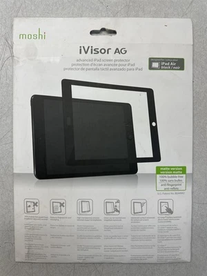 MOSHI iVISOR AG iPAD AIR SCREEN PROTECTOR MATTE ORACLE #43099 NEW OPEN PACKAGE - Image 1 of 4