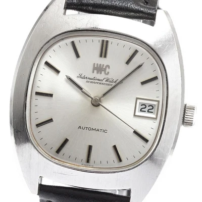 IWC SCHAFFHAUSEN Datum Cal.8541B Silber Zifferblatt Automatik Herrenuhr_900619 - Bild 1 von 4