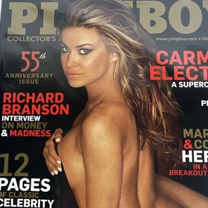 Playboy Magazine 2009 - January - w/Centerfold - Carmen Electra - Imagen 1 de 7
