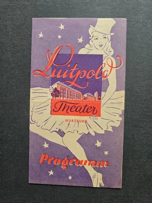 Programm - Luitpold Theater, Würzburg - 1949 - Bild 1 von 3