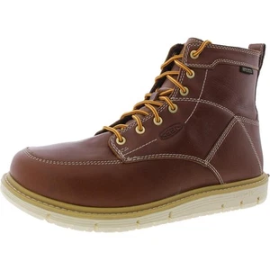 Keen Mens Brown Slip Resistant Work & Safety Boots 12 Medium (D) BHFO 3428 - Picture 1 of 2